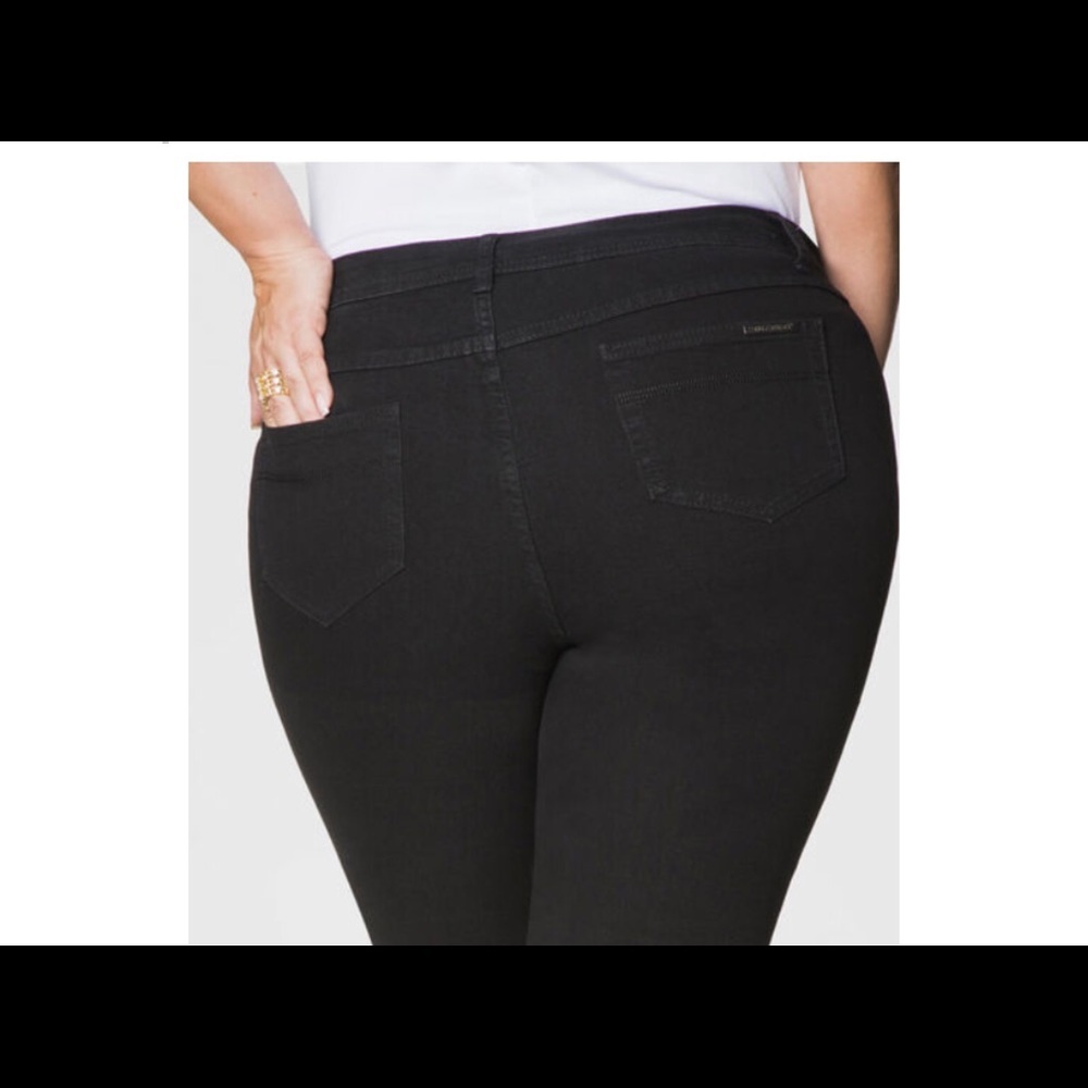 Ashley Stewart sz 26 average black jeans bootcut - Picture 7 of 8
